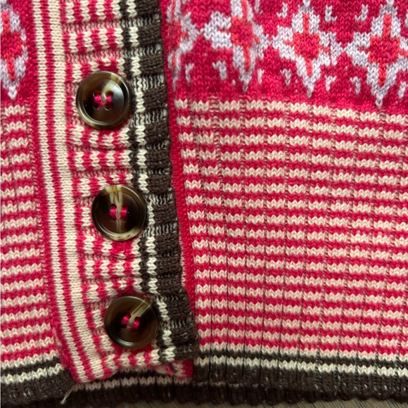 Beautiful multi colour button front sweater from Denmark - Picture 7 of 12